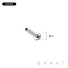IMPLANT GRADE TITANIUM THREADLESS PUSH IN BEZEL SET TEARDROP CZ TOP LABRET SET